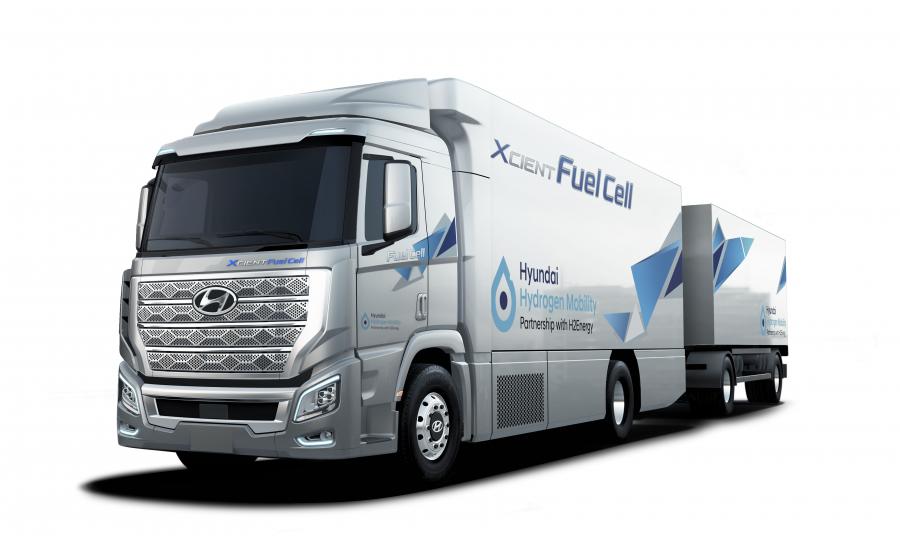  Hyundai Xcient Fuel Cell Concept 2019 года  (фото 1 из 1)